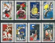 (1971) MiNr. 652 - 659 - O - Mongolsko - Mongolské pohádky