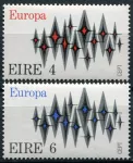 (1972) MiNr. 276 - 277 ** - Ireland - Europe