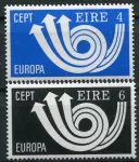 (1973) MiNr. 289 - 290 ** - Ireland - Europe 