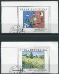 (1993) MiNr. 26 + 27 (C2) - O - Czech Republic - Art (1993)