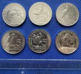 (2014) Burundi - set 6 ks mincí - ptáci (UNC)