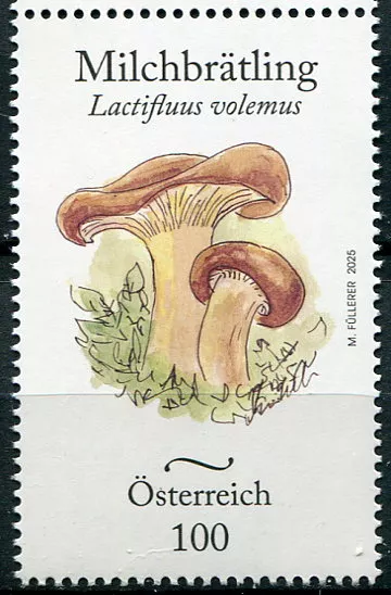 (2025) MiNr. 3914 ** - Rakousko - Houby (VI.) Ryzec oranžový