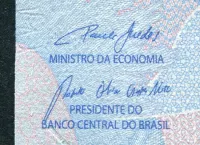 Brazil (P 252 f) 2 Reais (2023) - UNC Vzor podpisů