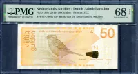 Nizozemské Antily (P 30h) 50 guldenů (2016) - UNC /PMG 68 epq/