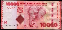 Tanzánie - (P 44b) 10 000 Shilingi (2015) - UNC