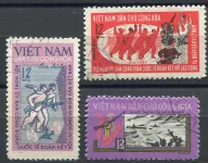 (1965) MiNr. 366 - 368 - O - North Vietnam - Victorious South Vietnamese