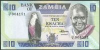 Zambia - (P 26e) 10 Kwacha (1986) - UNC