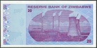 Zimbabwe - (P 95) 20 dollars (2009) - UNC