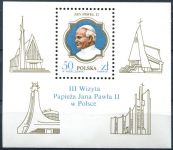 (1987) MiNo. 3101 ** - Poland - mini sheet 103 - The visit of John Paul II. Poland