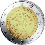 (2010) 2 € - Slovenia - Ljubljana - Botanical Garden (UNC)