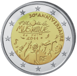 (2011) 2 € - France - Fete de la Musique (UNC)